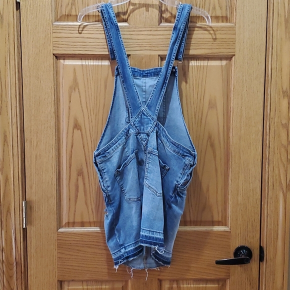 Denim Overall Dress - Picture 2 of 4